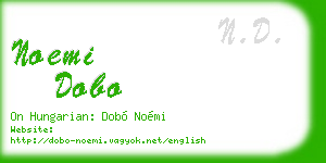 noemi dobo business card
