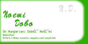 noemi dobo business card